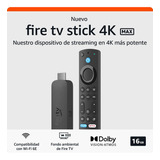 Dispositivo De Streaming Amazon Fire Tv Stick 4k Max 2 Gener