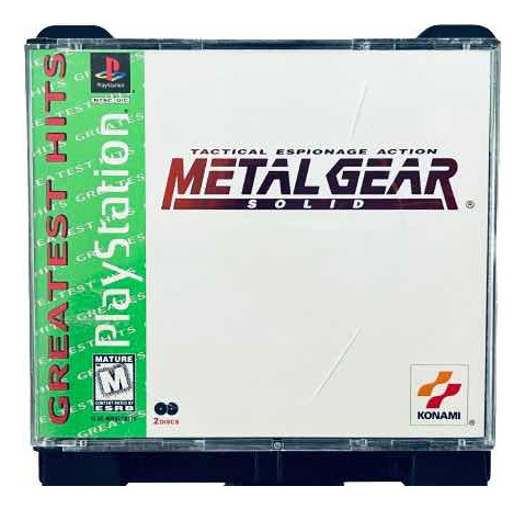 Videojuego Para Playstation 1 - Metal Gear Solid - 2 Discos