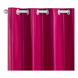 Cortina Para Sala Blackout Pvc 2,80 M X 1,80 M Corta Luz Cor Pink