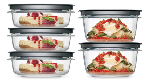 Recipiente Rubbermaid Meal Prep Premier Para Almacenamiento