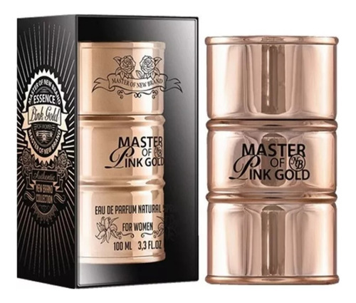 Perfume New Brand Master Of Pink Gold 100ml Fem