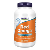 Óleo De Peixe Red Omega Now Foods 180 Sofgels Importado