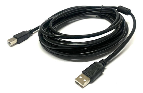 Cabos Usb Para Impressora  5m Metros Am/bm 