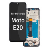 Pantalla Táctil Lcd For Motorola E20 Xt2155 Con Marco