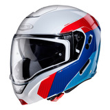 Casco Moto Caberg Horus Rebatible Blanco Rojo Pinlock Ciclof