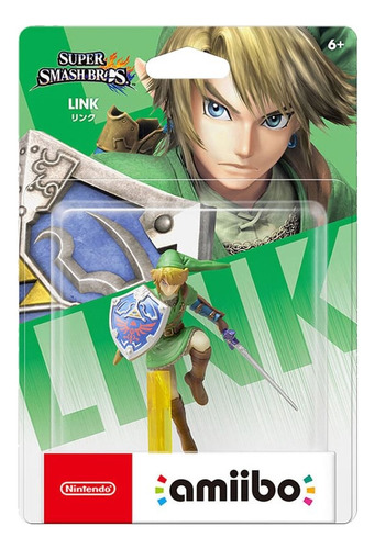 Amiibo Link - Zelda, Smash Bros.