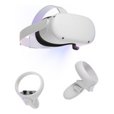 Óculos De Realidade Virtual Brancos Oculus Meta Quest 2 256gb
