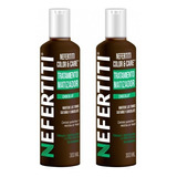 Shampoo Matizador Y Tratamiento  Tonos Chocolates Nefertiti