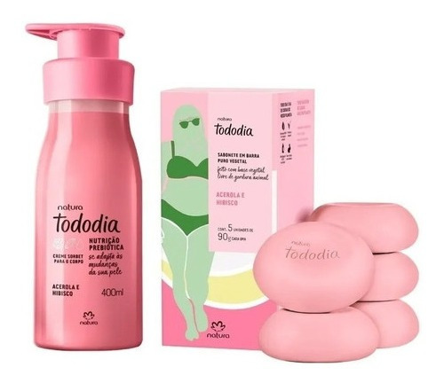 Kit Natura Tododia Acerola E Hibisco Hidratante+sabonete 