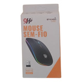 Mouse Sem Fio 9h Modelo A6015 Bt+2.4ghz Led Usb Bluetooth