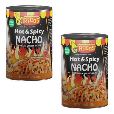 Queso Chedar Para Nachos Marca Ricos, 425 Gr Hot & Spicy | Envío gratis