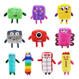 Numberblocks Juguetes De Peluche Para Niños Juego 10 Piezas