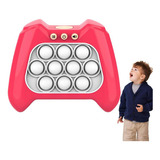 Consola De Juegos Electrónica Quick Push Bubble Fidget Toy Color Rosa