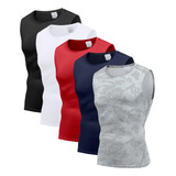 Holure Camiseta Sin Mangas De Compresion Para Hombre, Paquet