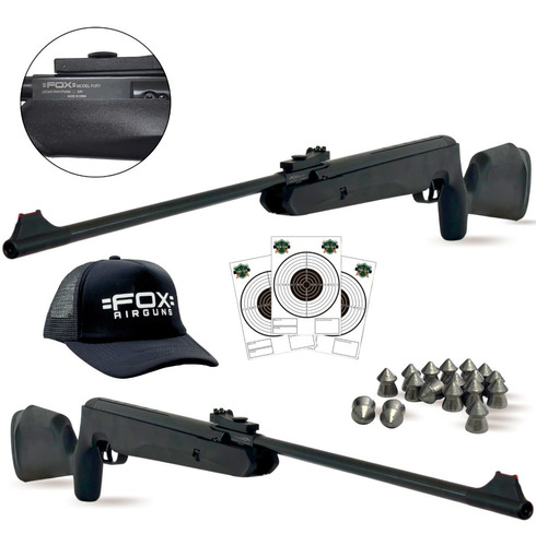 Rifle Aire Comprimido Fox Fury Nitro Piston Caza P.