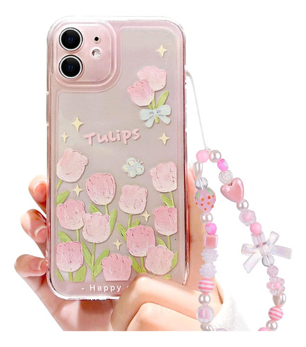 Ownest Compatible Con iPhone 11 Funda Diseño De Flores Y De