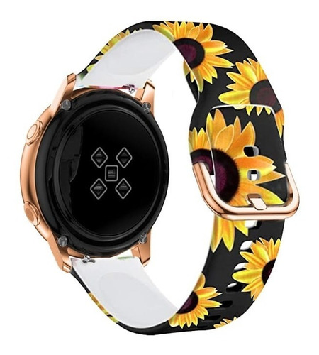 Correa Diseño Flores Para Samsung Galaxy Watch Active Gears2