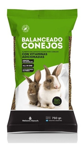 Alimento Balanceado Conejo Premium 750gr Angora Holandes Lop