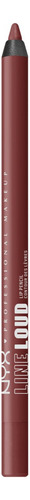 Delineador De Ojos Nyx Line Loud Lip Pencil Lápiz Color Sassy