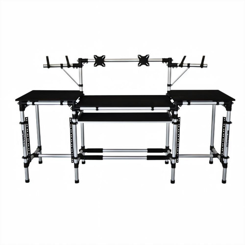 Rack Suporte De Estúdio Para Monitor Caixas De Som E Mixer