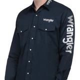 Camisa Vaquera Wrangler 112334001 Azul Osc. Caballero