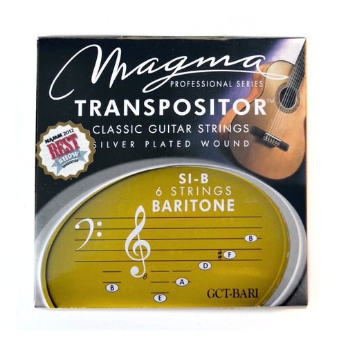 Encordado Clásica Transpositor Magma Baritono Si-b Gct-bari