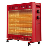Calefactor Estufa Cuarzo Kendal Kc 220 Color Rojo