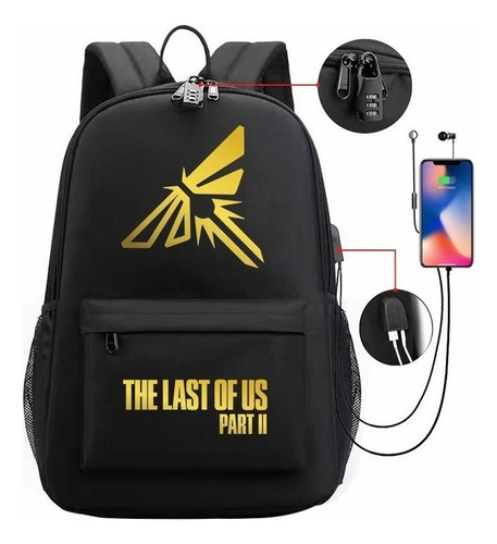 Mochilas Antirrobo The Last Of Us, Mochilas Escolares De Inf