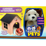 Pelúcia Playfull Pets Adotados Cuidado Veterinário + Casinha