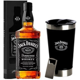 Kit Whisky Jack Daniel's Old N7 Com Copo Térmico Ed Limitada