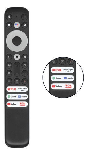 Controle Remoto Para Tcl Smart Tv 4k Netflix Youtube Rc902v