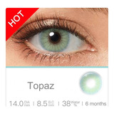 Lentes De Contacto Color Queen Topaz Magister + Estuche