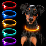 Collares Para Perros Con Luz Led, 1 Unidad, Verde Fluorescen