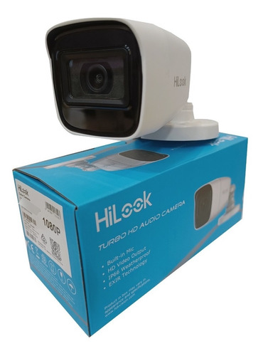 Cámara Hikvision Hilook 1080p Bala Con Audio  + Accesorios