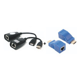 Extensor Usb Por Utp Rj45 De Red Hasta 45 Mts + Ext Hdmi 30m