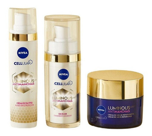 Nivea Cellular Luminous 630 Antimanchas Tratamiento 3 Piezas