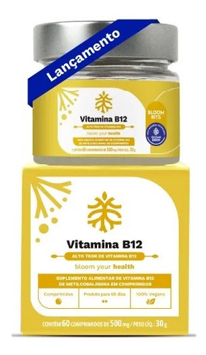 Vitamina B12 500 Mg 60 Cps - Ocean Drop Vegano B-12