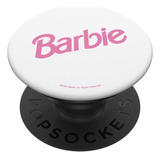 Logotipo Popgrip De Barbie Rosa Intercambiable De Popsocket