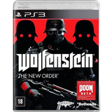Jogo Ps3 Wolfenstein The New Order Físico