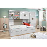 Quarto Infantil Chiara Phoenix Baby Branco Ad