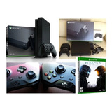 Microsoft Xbox One X 1tb, Com 2 Controles E Jogo Halo 5