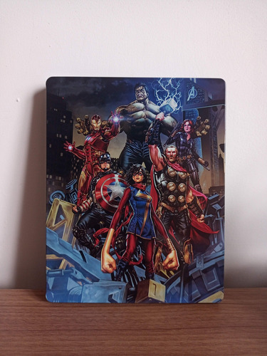 Steelbook Marvel Avengers Ps4 Usado - Sem O Jogo