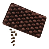 5 Moldes Silicon Chocolate Jabon Fondant Gelatina Grano Cafe