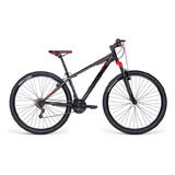 Bicicleta De Montaña Rodada 29 De 21 Velocidades Kaizer Color Rojo Con Negro
