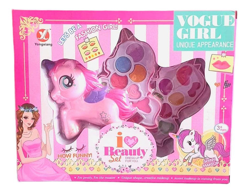 Set De Maquillaje Para Niñas Juguete Paleta De Unicornio 