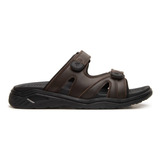 Sandalia Flexi Outdoor Hombre Huarache Ajustable 411003 Café