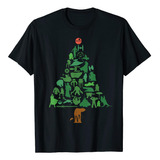 Camiseta Del Árbol De Navidad Navideño De Star Wars