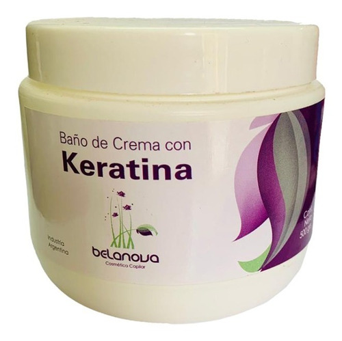 Baños De Crema De Keratina Belanova 500 Grs