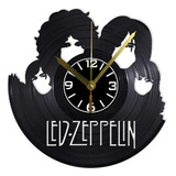 Reloj De Pared Disco Vinil Vinilo Acetato Led Zeppelin Mu060