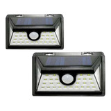 2x Foco Led 6w Con Sensor De Movimiento 800 Lm